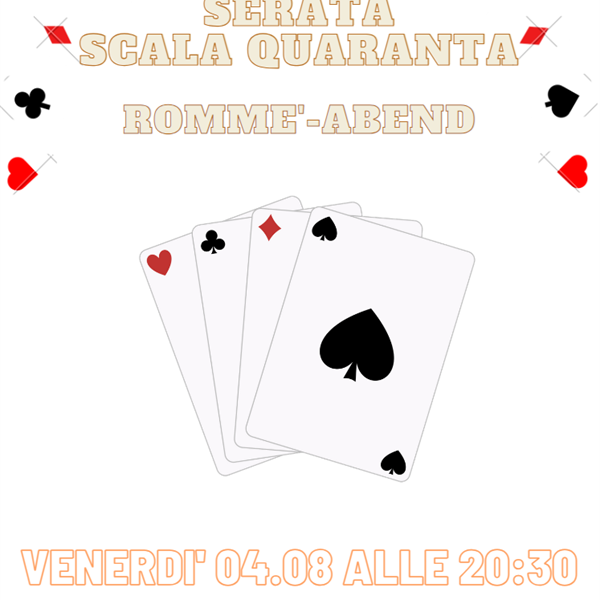 Serata Scala Quaranta